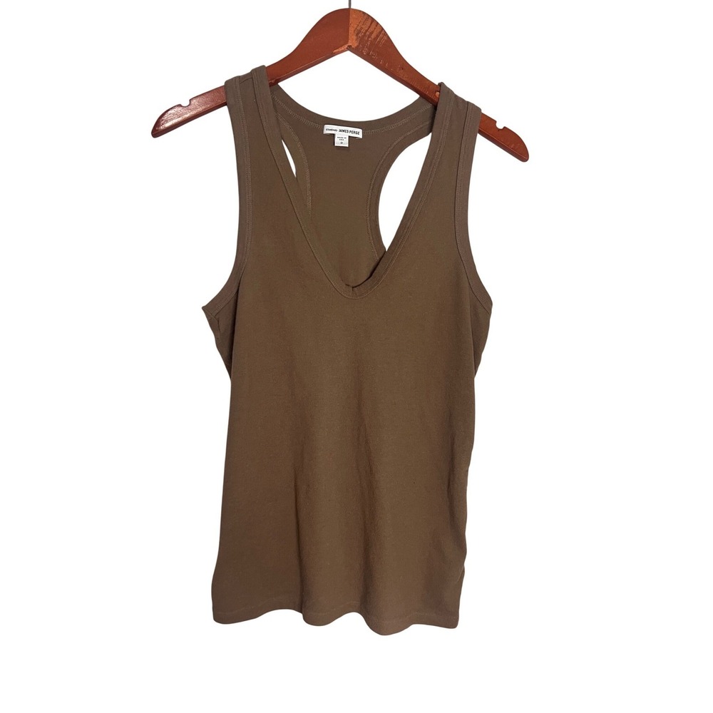James Perse Tank Top Brown Size 2 Medium